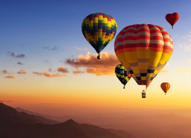 Parachute, montgolfière... 