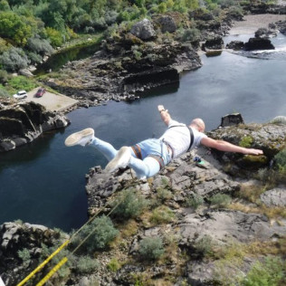 Puenting: 2 Saltos (Arbo, Pontevedra)