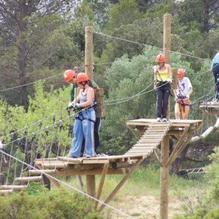 Multiaventura en los Árboles: Arborismo y Tirolinas (Zaragoza)