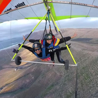 Vuelo en Ala Delta Biplaza con Fotos y Vídeo (Lanzarote, Las Palmas)