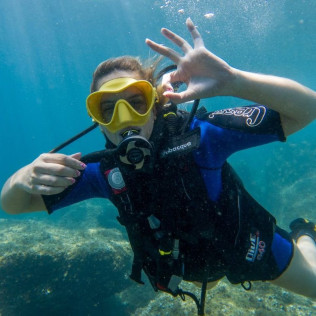 Bautismo de Buceo en el Mar (Tossa de Mar, Girona)