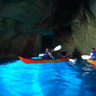 Ruta de las Cuevas en Kayak con Fotos (Cala en Porter, Menorca)