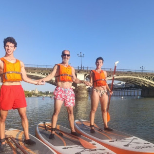 Tour Guiado de Paddle Surf en el Río Guadalquivir con Fotos y Vídeo (Sevilla)