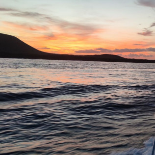 Amanecer en Barco con Fotos y Vídeos (La Caleta de Adeje, Tenerife)