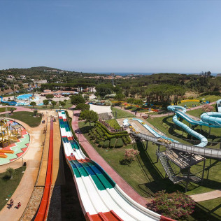 Entrada a Aquadiver (Platja d'Aro, Girona)