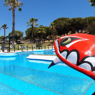 Entrada a Aquopolis Cartaya (Huelva)