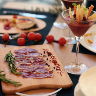Menú Mediterráneo para dos en B-ONE Palau del Mar (Barcelona)