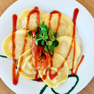 Menú Mediterráneo para dos en B-ONE Palau del Mar (Barcelona)