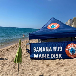 Sesión de Banana Boat o Magic Disc en Platja d'Aro (Girona)