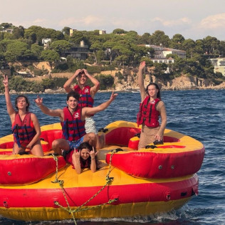 Sesión de Banana Boat o Magic Disc en Platja d'Aro (Girona)