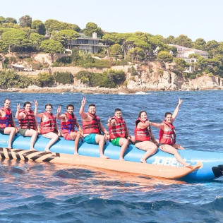 Sesión de Banana Boat o Magic Disc en Platja d'Aro (Girona)