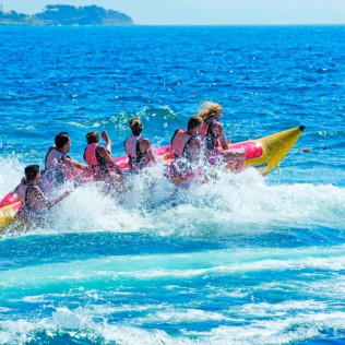Banana Boat desde el Port Fòrum (Barcelona)
