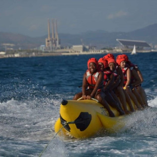 Banana Boat desde el Port Fòrum (Barcelona)