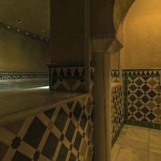 Baños Árabes y Masaje 15' para dos en Baños Árabes Palacio de Comares (Granada)