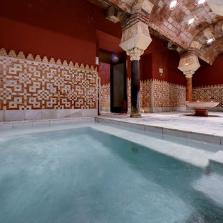 Baños Árabes y Masaje Relajante MIMMA15 en Hammam Al Andalus y Comida o Cena para dos (Córdoba)