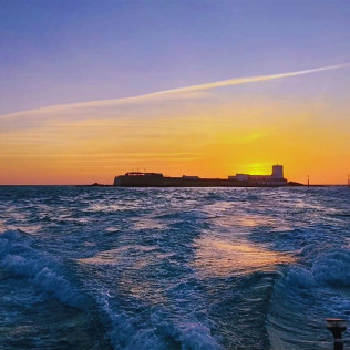 Visita al Castillo Sancti Petri en Barco para dos (Chiclana de la Frontera, Cádiz)