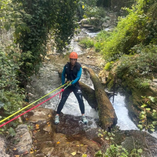 Descenso en Barranco en Sima del Diablo para dos (Júzcar, Málaga)