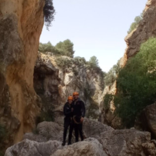 Barranquismo: Cañón del Guadalentín (Cazorla, Jaén)