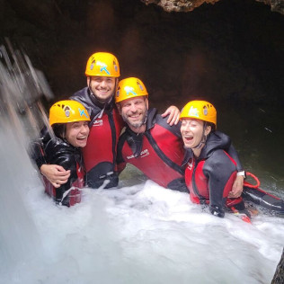 Barranquismo con Fotos en Gorgo de la Escalera o Barranco de Cucal·les (Valencia / Alicante)