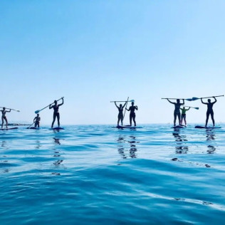 Amanecer o Atardecer en Paddle Surf (Barcelona)