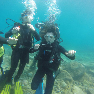 Bautismo de Buceo (Playa de Las Vistas, Tenerife)