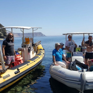 Excursión en Barco por la costa del Parque Natural de Cabo de Gata (Las Negras, Almería)