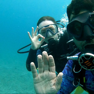 Bautizo de Buceo en la Reserva Natural Protegida de La Caleta de Adeje (Tenerife)