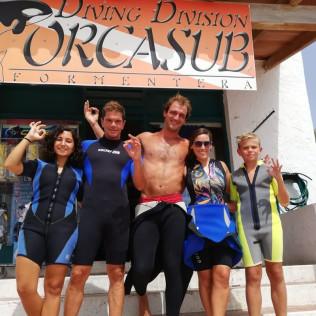 Bautismo de Buceo (Formentera)