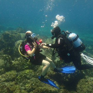 Bautizo de Buceo en Piscina y en el Mar (Playa Blanca, Lanzarote)