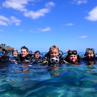 Bautizo de Buceo en Piscina y en el Mar (Playa Blanca, Lanzarote)