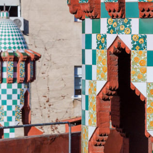 Entrada a la Casa Vicens (Barcelona)