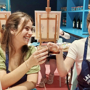 Taller de Pintura con barra libre de Vermut en Las Vermudas University (Barcelona)