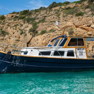 Salida Privada en Barco para dos: Classic Boat Tour (Portmany, Ibiza)