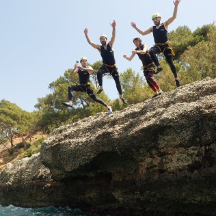 Coasteering en la Zona Sur o la Zona Norte (Mallorca)