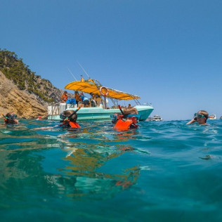 Snorkel en Coll Baix e Isla de Alcanada (Mallorca)