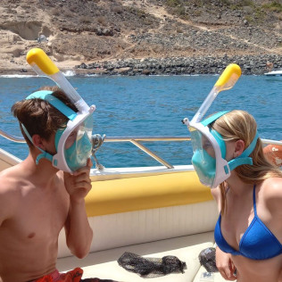 Crucero Privado con Avistamiento de Fauna Marina, Snorkel y Aperitivo para dos (Puerto Colón, Santa Cruz de Tenerife)