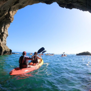 Kayak y Snorkel en las Cuevas de Mogán (Gran Canaria)