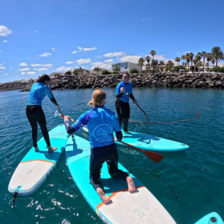 Curso de Paddle Surf con Fotos (Lanzarote)