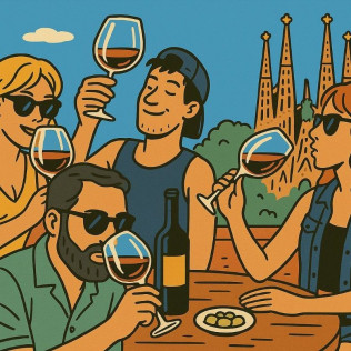 Cata de Vinos al lado de La Sagrada Familia (Barcelona)
