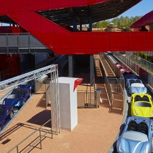 Entrada a Ferrari Land (Tarragona)