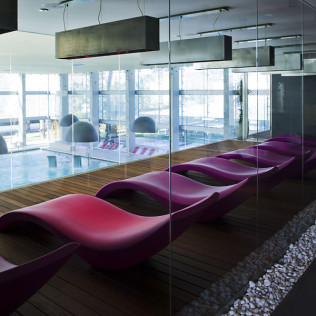 Acceso al Spa Aquum Club Estival Park (La Pineda, Tarragona)