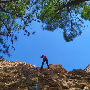 Escalada al Atardecer con Snack y Fotos (Presa de Los Hornos, Gran Canaria)