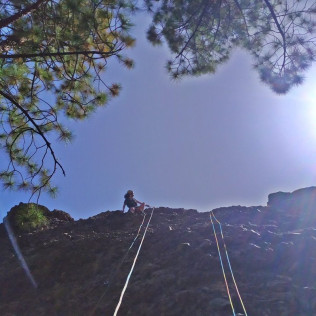 Escalada al Atardecer con Snack y Fotos (Presa de Los Hornos, Gran Canaria)