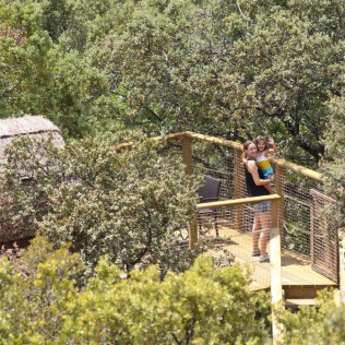 Escapada en una Cabaña en el Árbol y Vuelo en Parapente (Madrid)