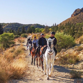 Escapada con Piscina y Jacuzzi en Apartamentos Oasis de la Cala con Paseo a Caballo para dos por la Montaña con Vistas al Mar (Alicante)