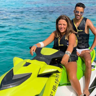 Excursión en Moto de Agua a Cala Tarida o Cala Conta (Ibiza)