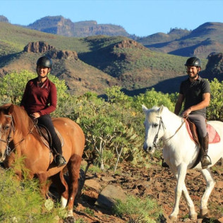 Paseo a Caballo al Atardecer (El Salobre, Gran Canaria)