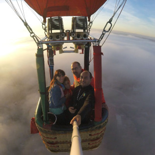 Vuelo en Globo con Fotos, Almuerzo y Cava (Badajoz)
