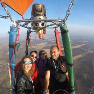 Vuelo en Globo con Fotos, Almuerzo y Cava (Badajoz)