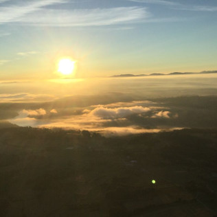Viaje en Globo sobre la Ribeira Sacra con Fotos y Vídeo (Lugo)